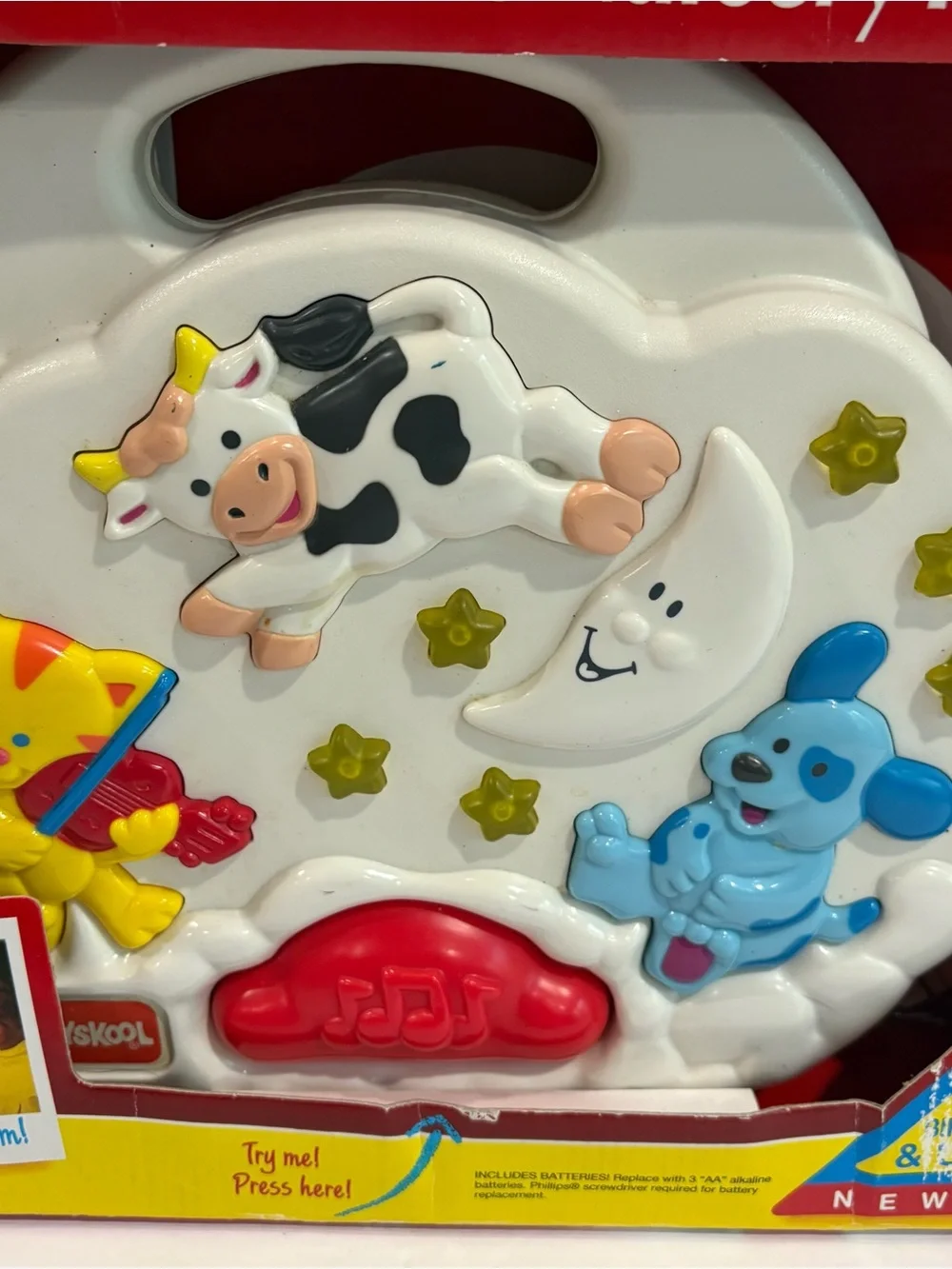 Playskool Twinkle Time Nursery Rhymes Musical Crib Toy 1993 Vtg Works